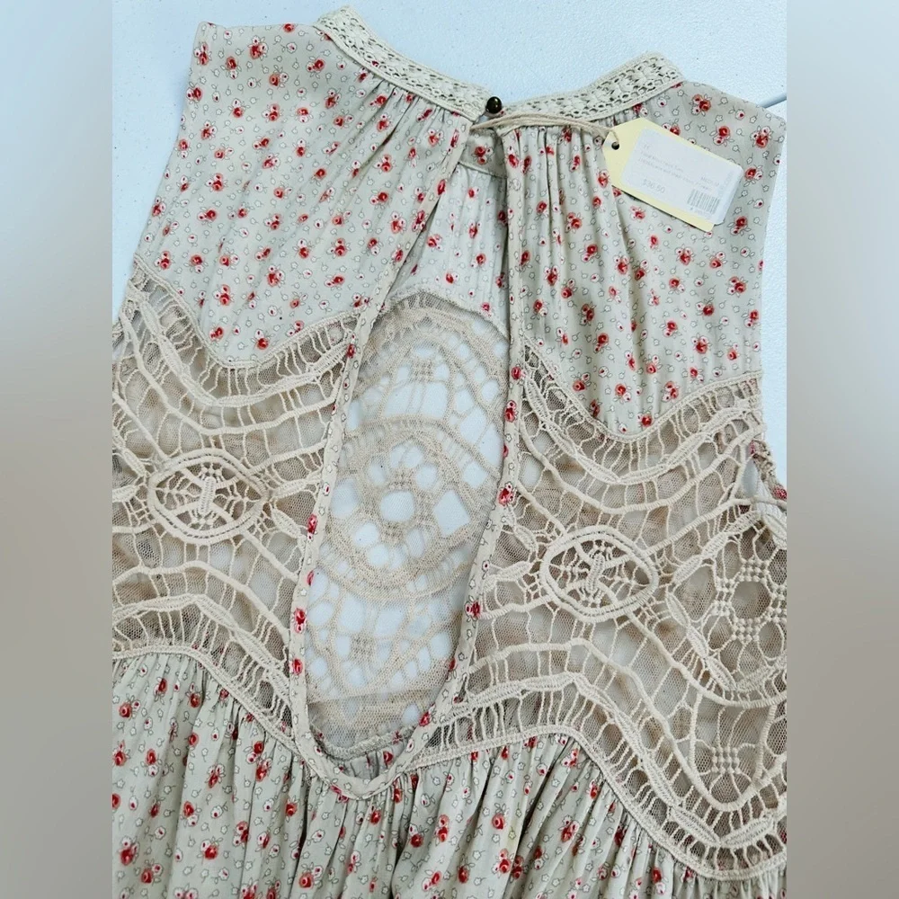NWT Jodifl Floral Lace Boho Cottagecore Tunic
